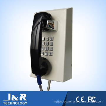 Vandal Resistant Intercom Full Keypad Inmate Telephone Rubost Prison Telephone